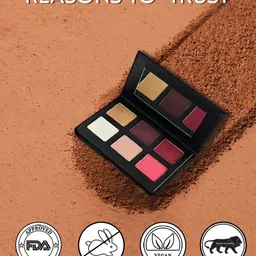 METABU Velvety Touch Matte Finish Eyeshadow Palette 12g - Glam image 4