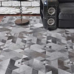 dazzhome Grey Hair On Leather Abstract Hand Woven 9ftx12ft Carpet-picture-21