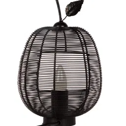 qamar home solutions Black Iron Table Lamp (1 Piece) image 3