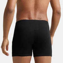 Jockey Men Black Solid Trunk 8008-0105 image 5