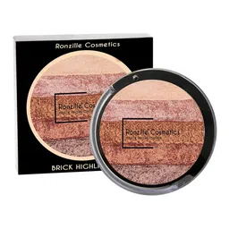 Ronzille Baked Blusher & Brick Highlighter - 01 image 2