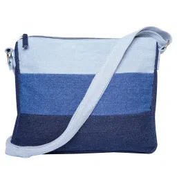 THE PURANI JEANS Denim Colorblock Sling Bag image 1
