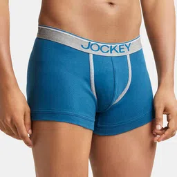 Jockey Men Pack of 2 Solid Trunks with Ultrasoft Waistband 8015-0205 image 2