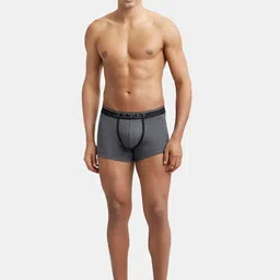 Jockey Men Pack of 2 Solid Trunks with Ultrasoft Waistband 8015-0205 image 2