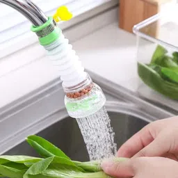 mystte Plastic Adjustable Kitchen Sink Tap Extender Faucet Water Filter Nozzle Shower (Pack of 2) image 2