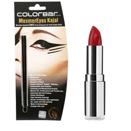 Colorbar Pack of Velvet Matte Hearts & Tarts Lipstick & Black MesmerEyes Kajal-image-13