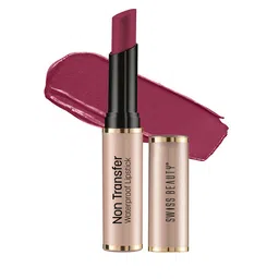 SWISS BEAUTY Non Transfer Waterproof Matte Lipstick - Cupid Pink 403-picture-13