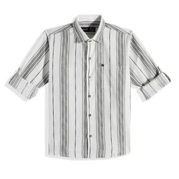 CAVIO Boys Comfort Striped Pure Cotton Casual Shirt-image-30