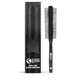 BEARDO Men Roller Volumizer Hair Brush for Smoothing & Volumizing - Black-image-45