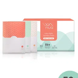 Nua Ultra Safe Sanitary Pads With Disposal Pouches - 12XL+, 20XL, 18L - 50 Pads-picture-23