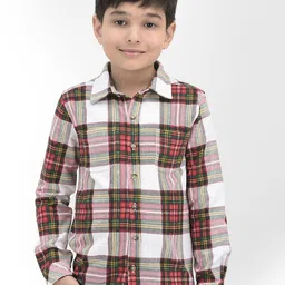 JusCubs Boys Checked Cotton Regular Fit Casual Shirt-picture-12