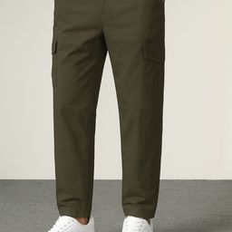 R.Code by The Roadster Life Co. Men High-Rise Trousers-picture-1