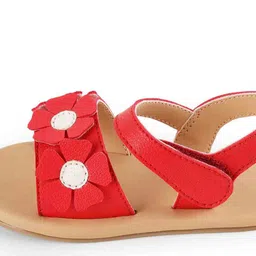 KICKS & CRAWL Girls Petal Pretties Open Toe Flats image 2