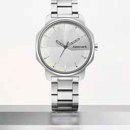 Fastrack STUNNERS 1.0 Men Silver-Toned Analogue Watch 3254SM01-picture-19
