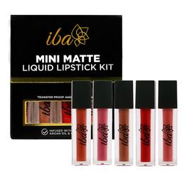 Iba Set Of 5 Liquid Matte Mini Lipstick - 1.2 ml Each-picture-39