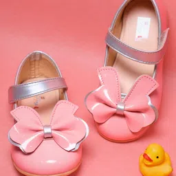 Tiny Bugs Girls Round Toe Ballerinas with Bows Flats-image-37