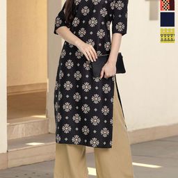 Anouk Rustic Women Pack Of 4 Ethnic Motifs Printed Kurta-picture-18