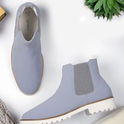 yoho Women Mid Top Lightweight Platform Heel Chelsea Boots-picture-45