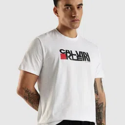 Calvin Klein Jeans Men Brand Logo Printed Round Neck Cotton T-shirt-picture-29