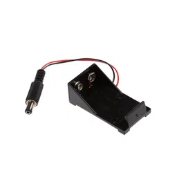 9V Battery Holder with DC Jack image 1