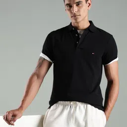Tommy Hilfiger Europe Polo Collar Short Sleeves Slim Fit T-shirt-picture-54