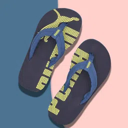 Puma Kids Blue & Yellow Printed Epic Flip v2 PS Thong Flip-Flops-picture-11