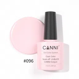 CANNI Gel Color System Coat Color Soak-Off UV&LED Gel Nail Polish - Jelly Pink 096-picture-12