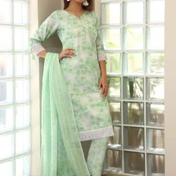 Libas Women Embroidered Regular Sequinned Kurta with Palazzos & With Dupatta-picture-18