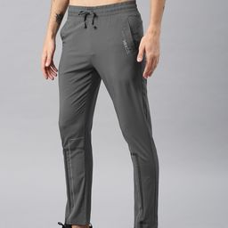 HRX by Hrithik Roshan Active Men Charcoal Grey Solid Rapid-Dry Track Pants-picture-30