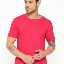 appulse Henley Neck Short Sleeves Cotton Relaxed Fit T-shirt-picture-10