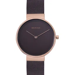 Bering Women Classic Brown Sapphire Crystal Analogue Watch 14531-262-image-12