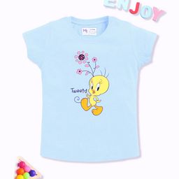 YK X Minute Mirth Girls Tweety Printed Pure Cotton T-shirt-picture-49