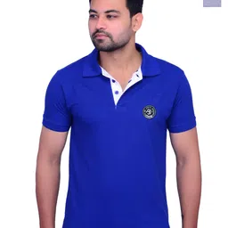 LA MILANO Men Pack Of 2 Solid Polo Collar Slim Fit T-shirt-picture-12