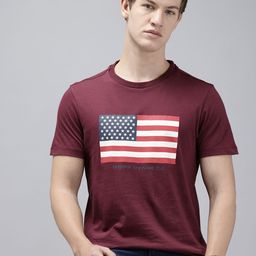 U.S. Polo Assn. Denim Co. Printed Pure Cotton Slim Fit T-shirt-picture-39