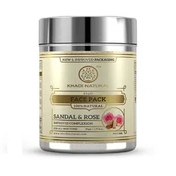 Khadi Natural Unisex Sandal & Rose Herbal Face Pack 50 g-picture-21