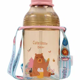 YK Orange Cartoon Characters Printed Water Bottle-400 ml-image-60