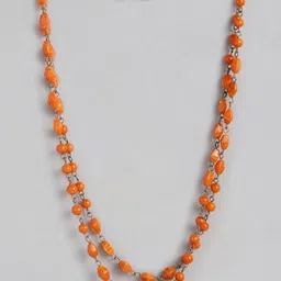 Sangria Artificial Beads Studded Layered Necklace-picture-21