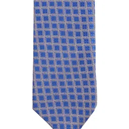 PELUCHE Blue Checked Broad Tie-picture-23