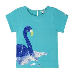 Cherry Crumble Girls Sea Green Sequinned Top-picture-3