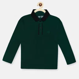 CHIMPRALA Boys Green Polo Collar T-shirt-picture-39