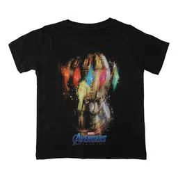 Marvel by Wear Your Mind Boys Black Thanos Printed Round Neck T-shirt-picture-52