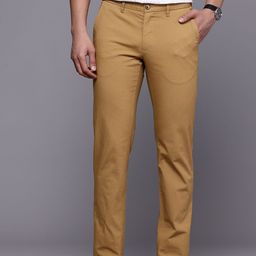 Louis Philippe Sport Men Textured Slim Fit Trousers-picture-26
