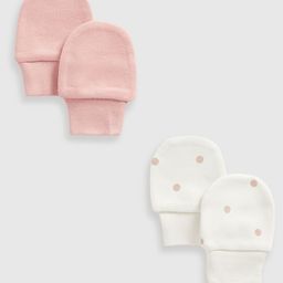 mothercare Girls Pack Of 2 Printed Mittens-picture-30