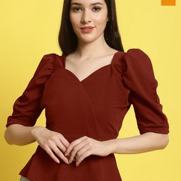 Metronaut Pack Of 2 Sweetheart Neck Crop Top-picture-31