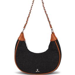 Mochi Women Textured Half Moon Tasselled Hobo Bag-picture-33