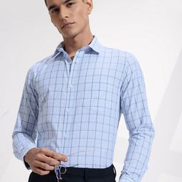 INVICTUS Men Premium Slim Fit Checked Formal Shirt-picture-14