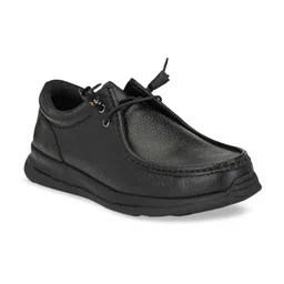 CARLO ROMANO Men Black Textured Leather Derbys-picture-17