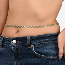 Zaveri Pearls Gold-Plated Stone-Studded Kamarbandh-picture-30