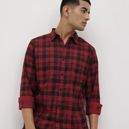 The Roadster Life Co. Checked Pure Cotton Regular Fit Casual Shirt-picture-39