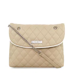 FLYING BERRY Beige Solid Sling Bag-picture-11